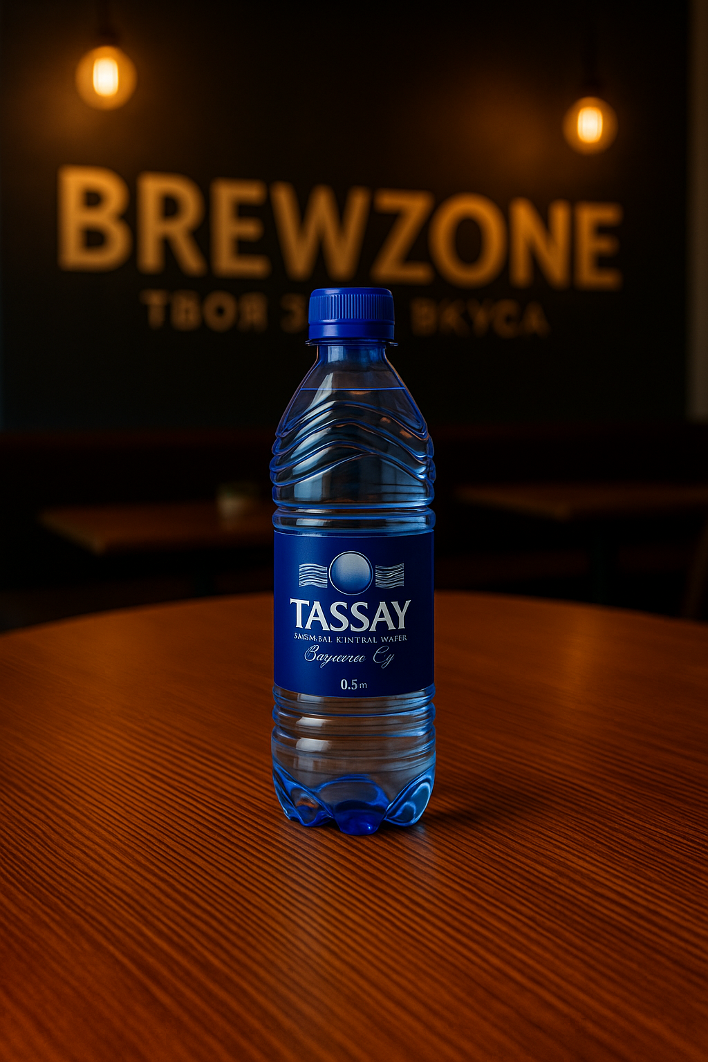 Вода газированная 0.5 л. Пластик.