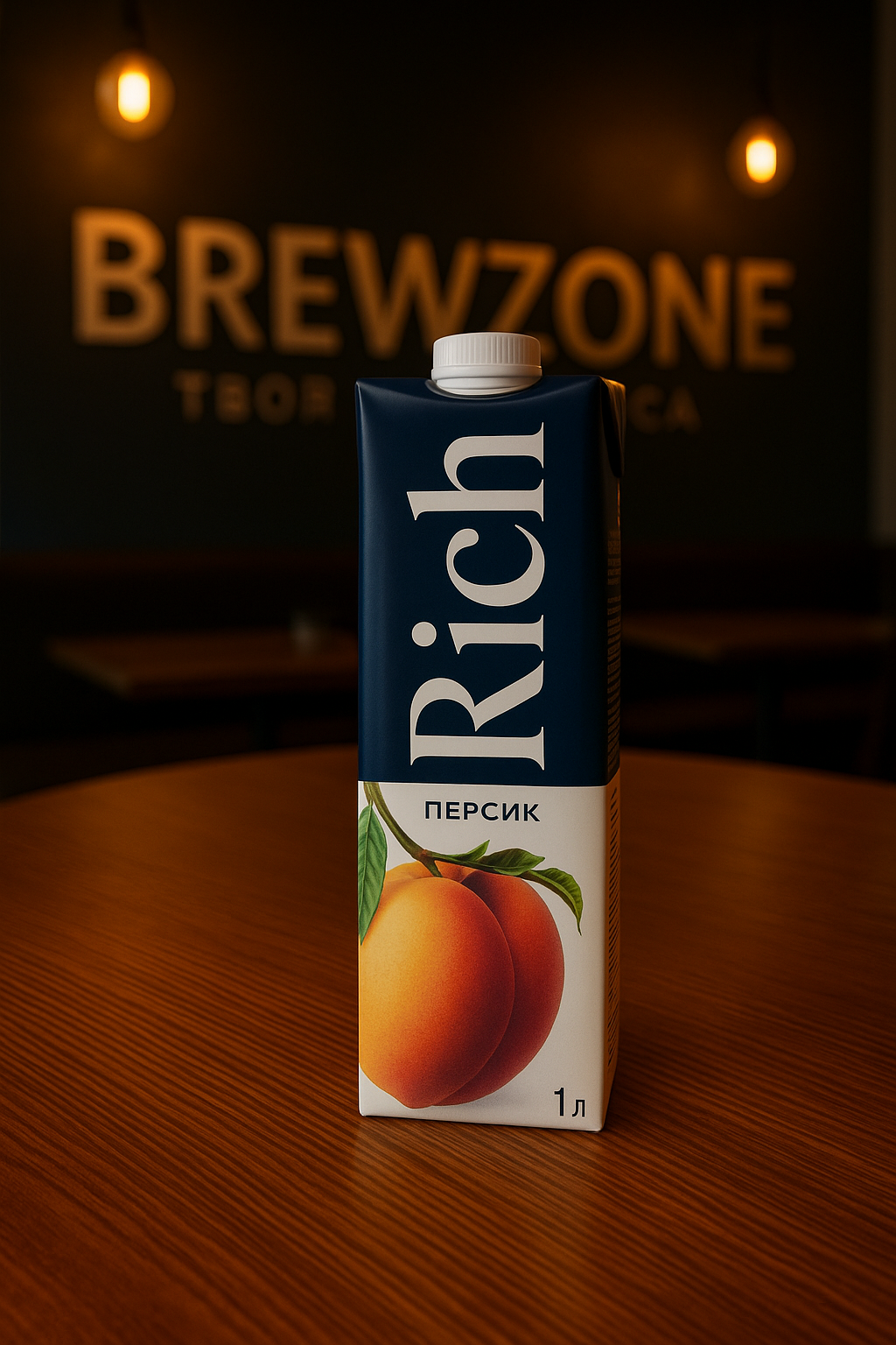 Сок RICH Персиковый 1 л.